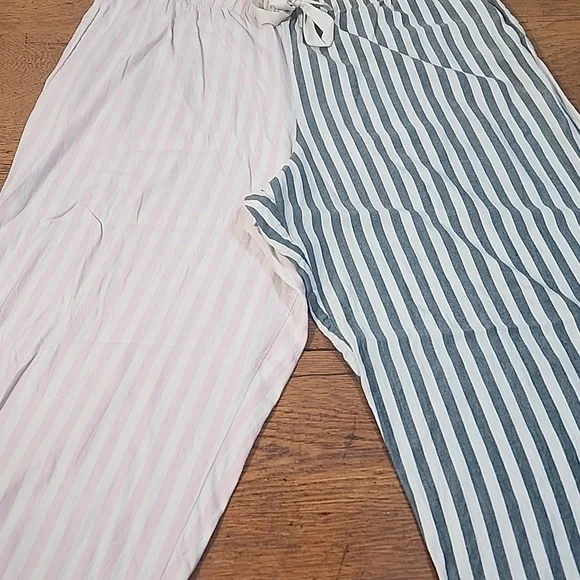 Victoria Secret Candy Stripe Pajama Set EUC XL - Picture 8 of 13